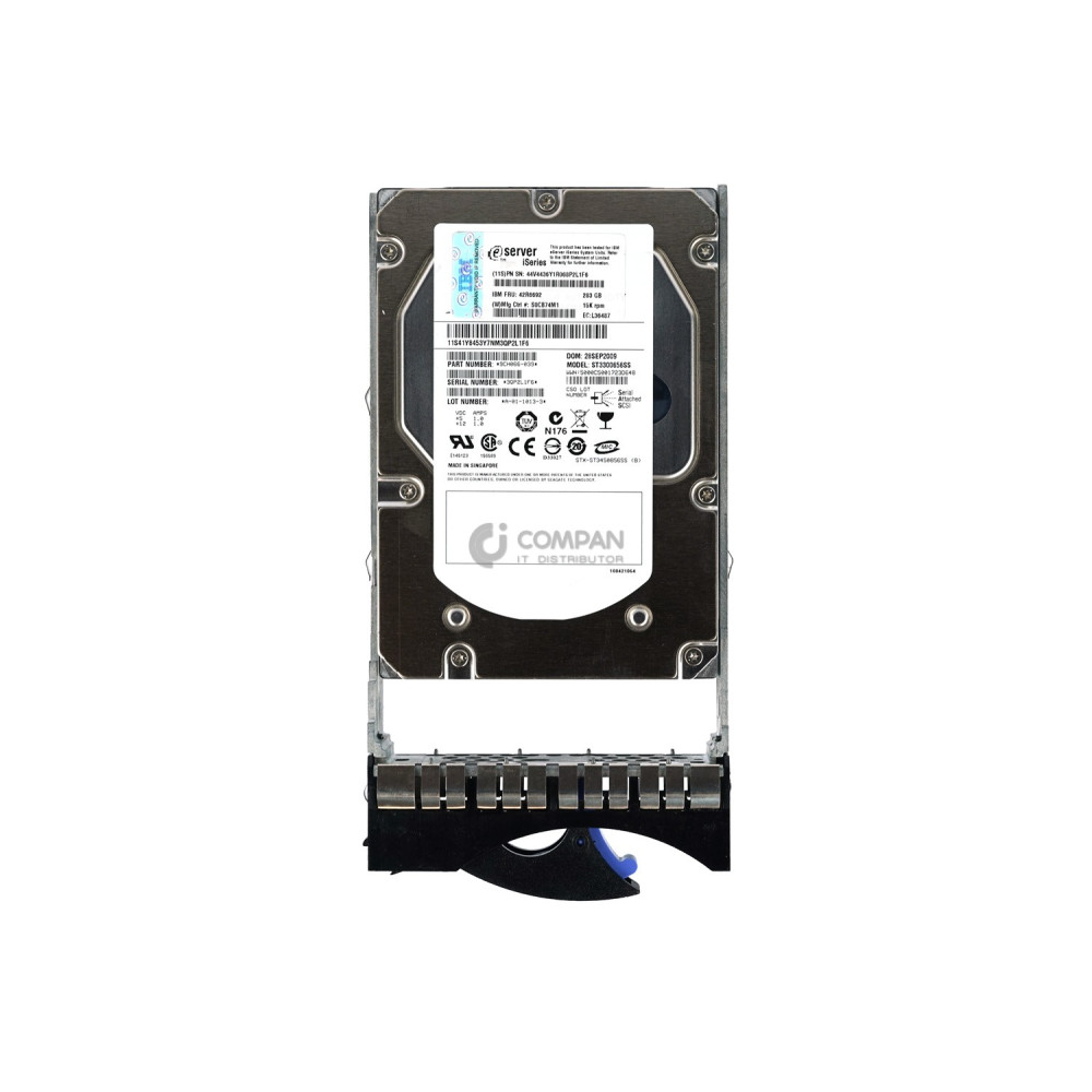 42R6692 IBM HDD 283GB 15K SAS 3G 3.5" LFF