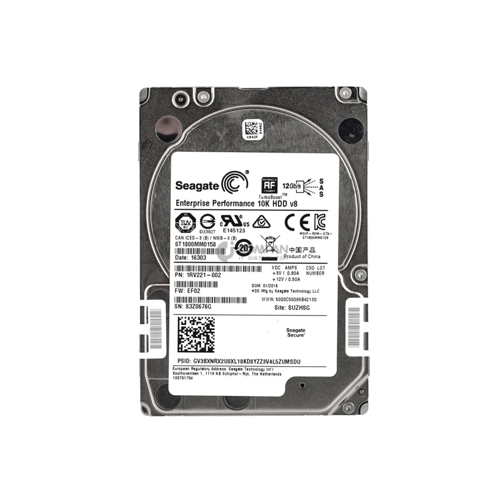 ST1800MM0158 SEAGATE HDD 1.8TB 10K SAS 12G 2.5" SFF