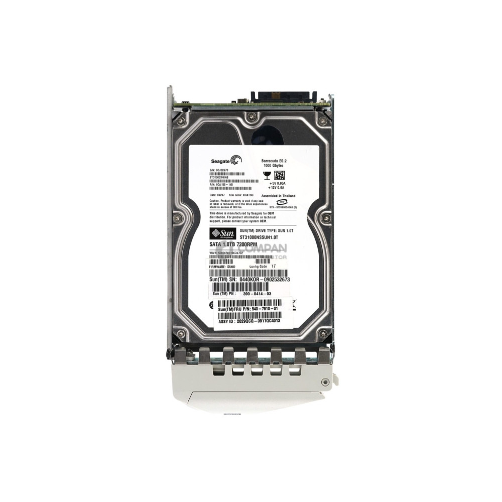 540-7910-01 SUN HDD 1TB 7.2K SATA 3G 3.5" LFF