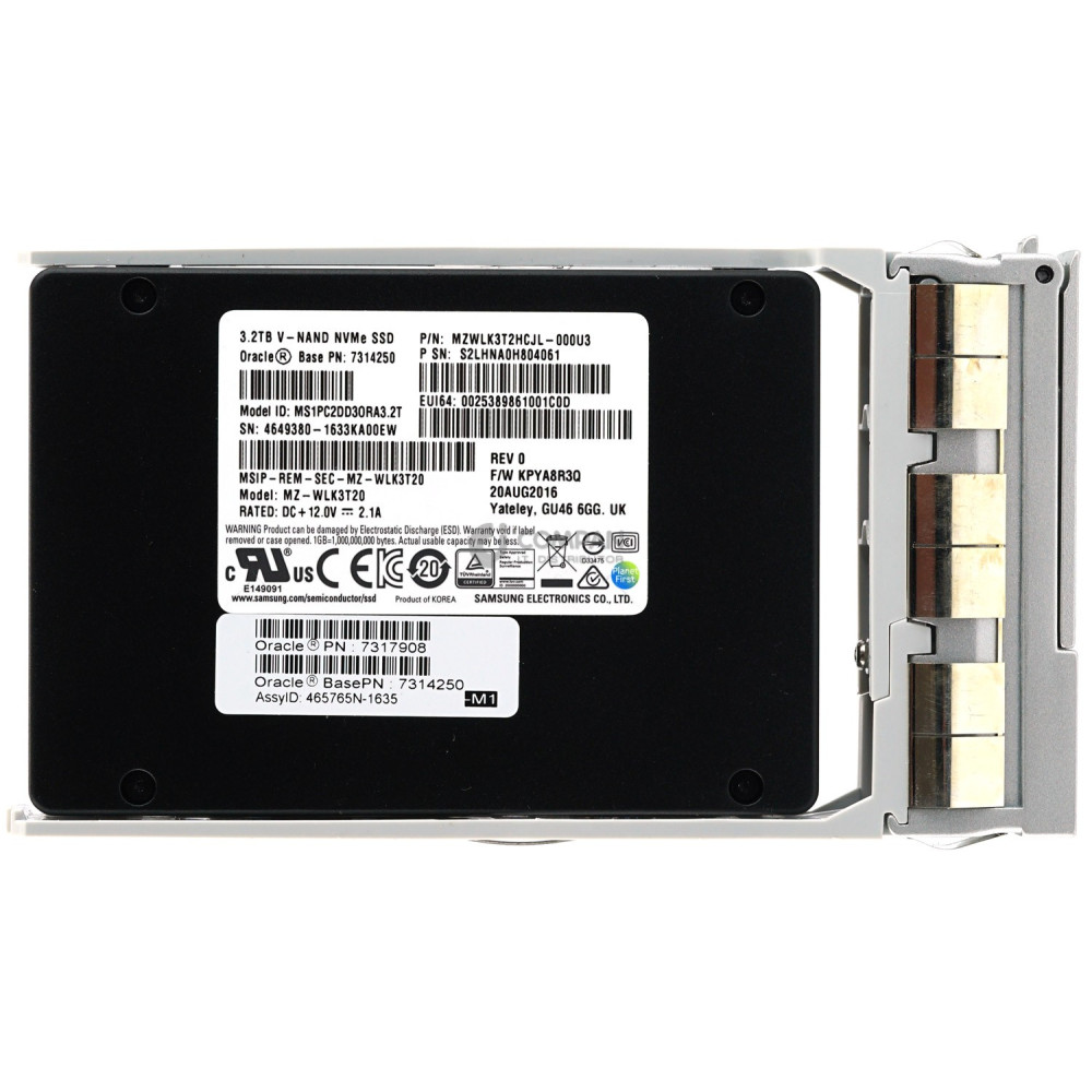 7317908 SUN SSD 3.2 TB NVME 2.5" SFF
