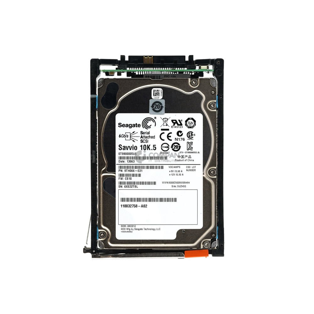 005049295 EMC HARD DRIVE 900GB 10K 6G SAS 2.5" SFF