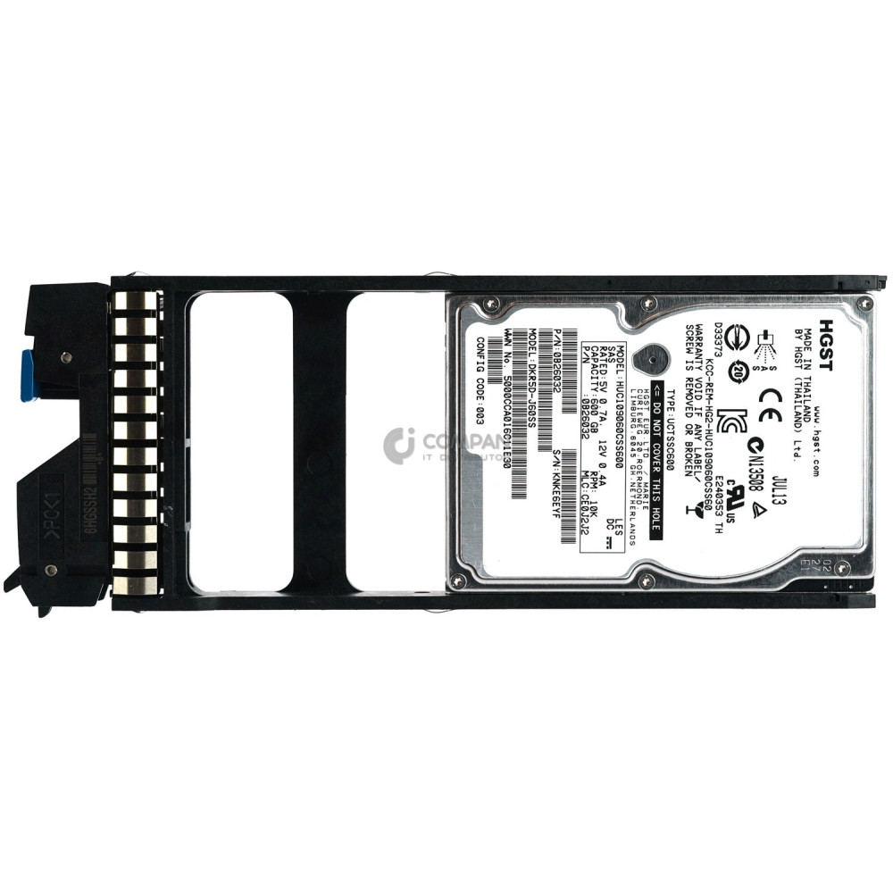 3282390-A HITACHI HDD 600GB 10K 2.5" SFF SAS HOT-SWAP FOR HITAHI HUSVM