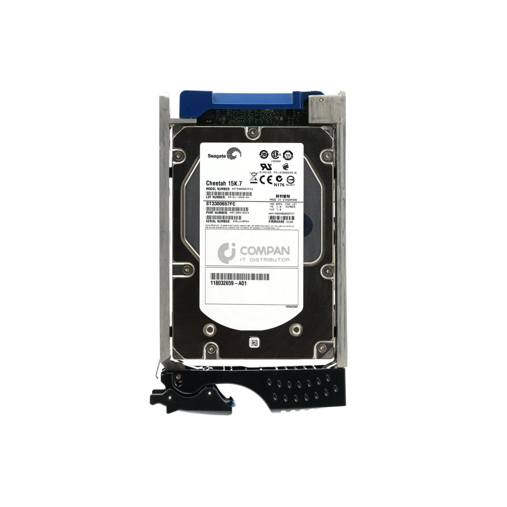 005048950 EMC HDD 300GB 15K FC 2/4GB 3.5" LFF HOT-SWAP FOR CX SERIES