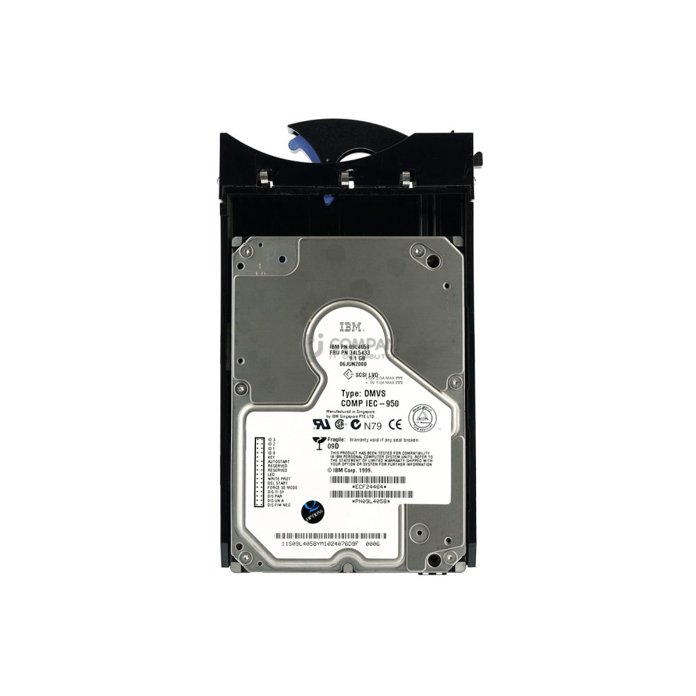 34L5433 IBM HDD 9.1GB 10K ULTRA WIDE SCSI 3.5" LFF