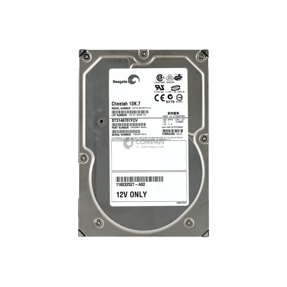 118032527-A02 EMC HDD 146GB 10K SATA 2G 3.5" LFF