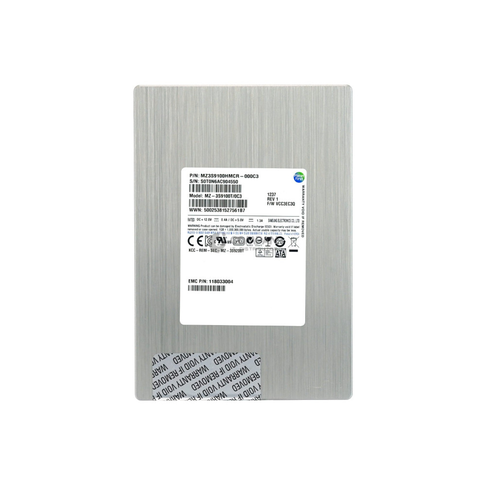 118033004 EMC SSD 100GB SAS 6G 3.5" LFF HOT-SWAP FOR EMC VNX5100/VNX5300