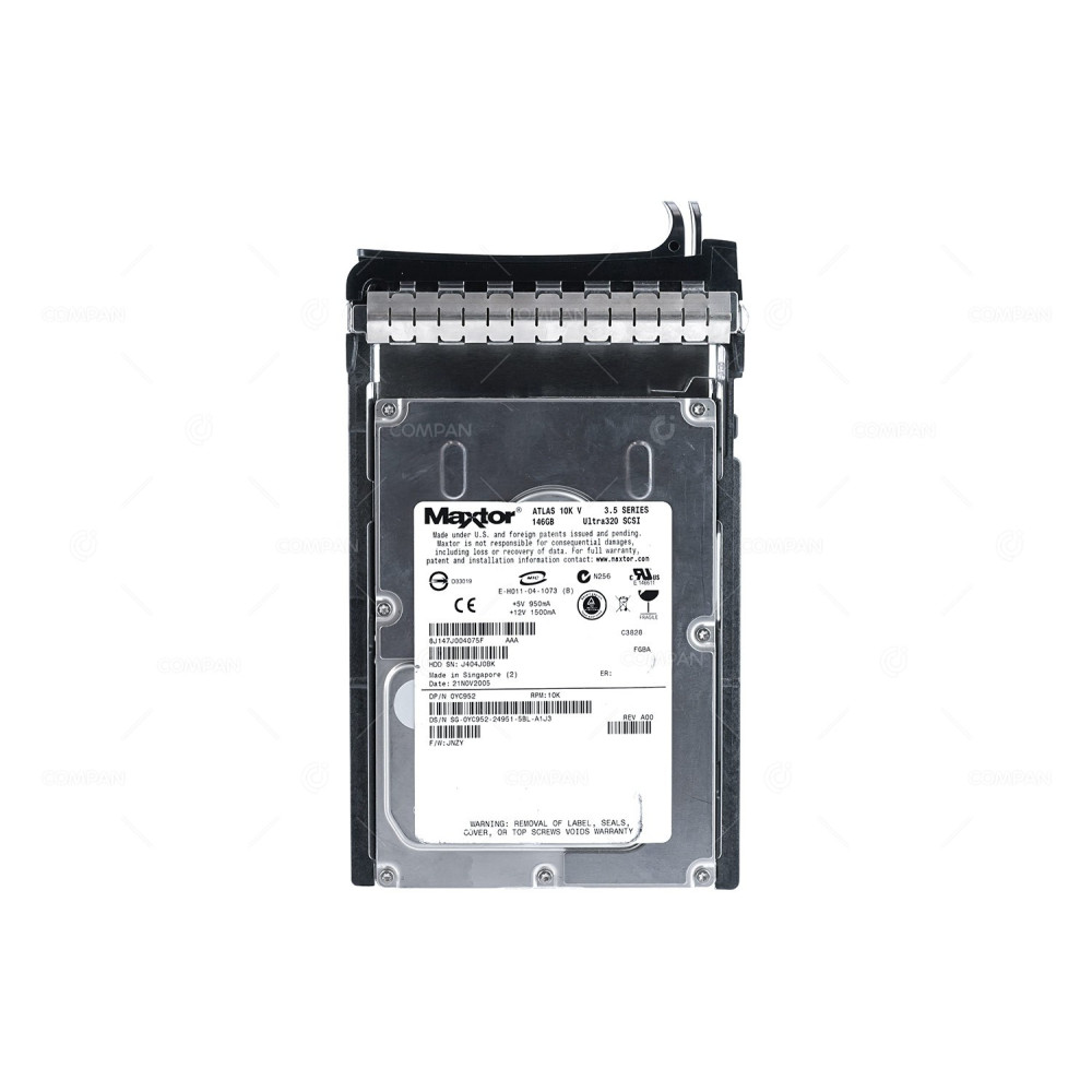 YC952 DELL HDD 146GB 10K U320 SCSI 3.5" LFF