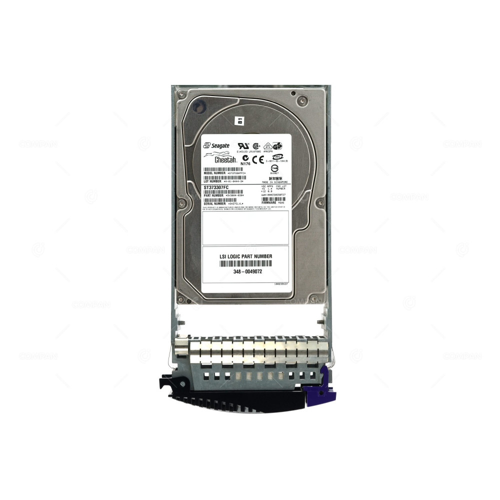 348-0049072 LSI LOGIC HARD DRIVE 73GB 10K FC 3.5 LFF ST373307FC