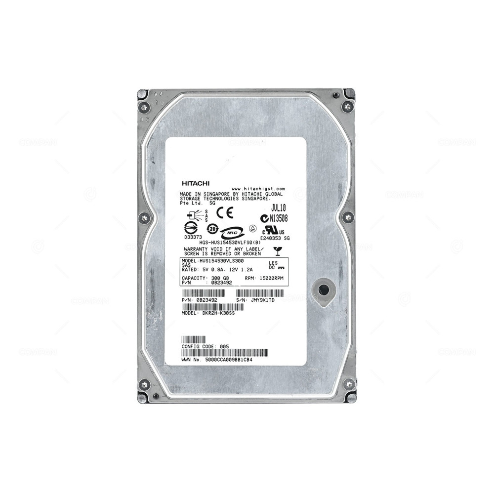 HUS154530VLS300 HITACHI HDD 300GB 15K SAS 3G 3.5" LFF