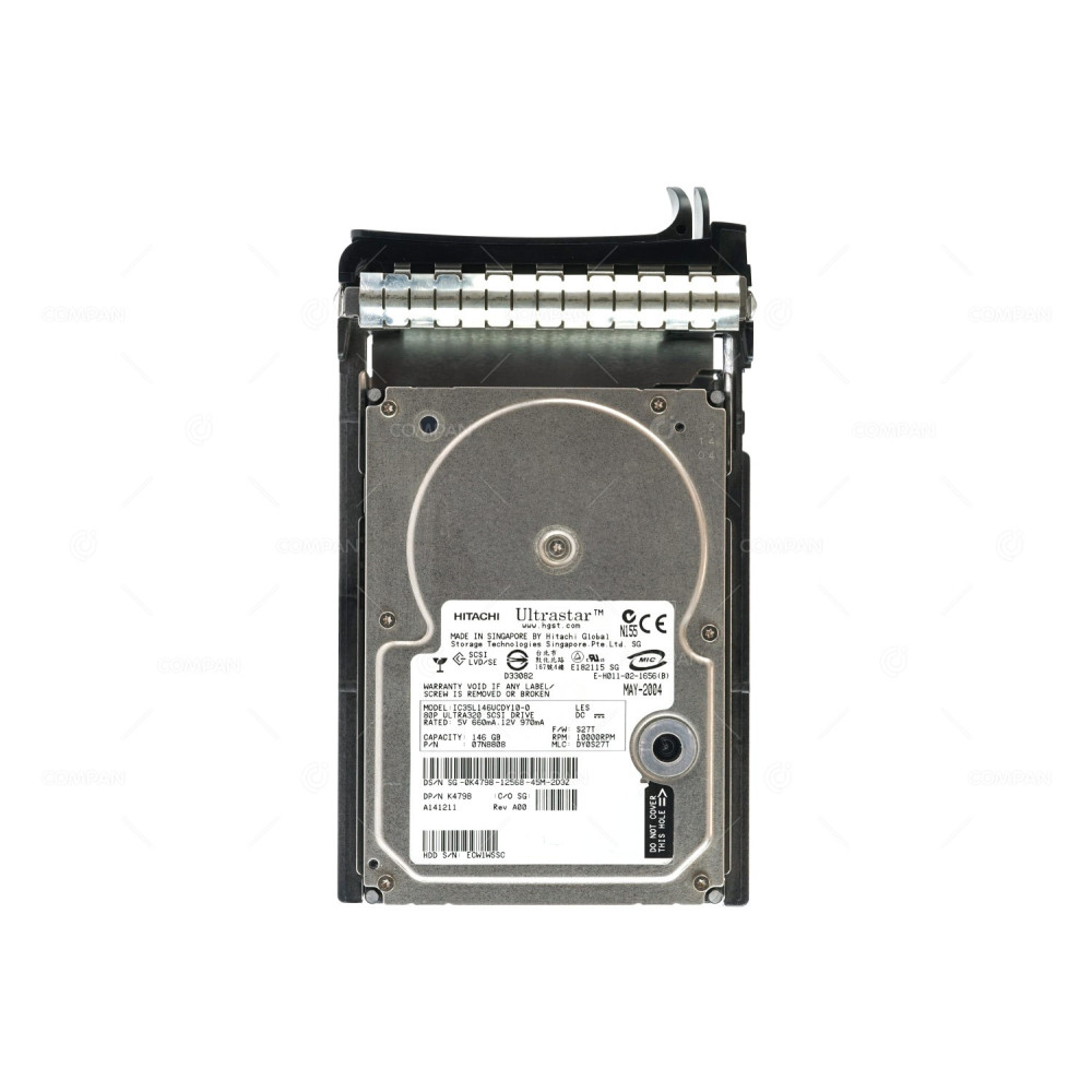K4798 DELL HDD 146GB  10K  ULTRA320 SCSI  3.5" LFF