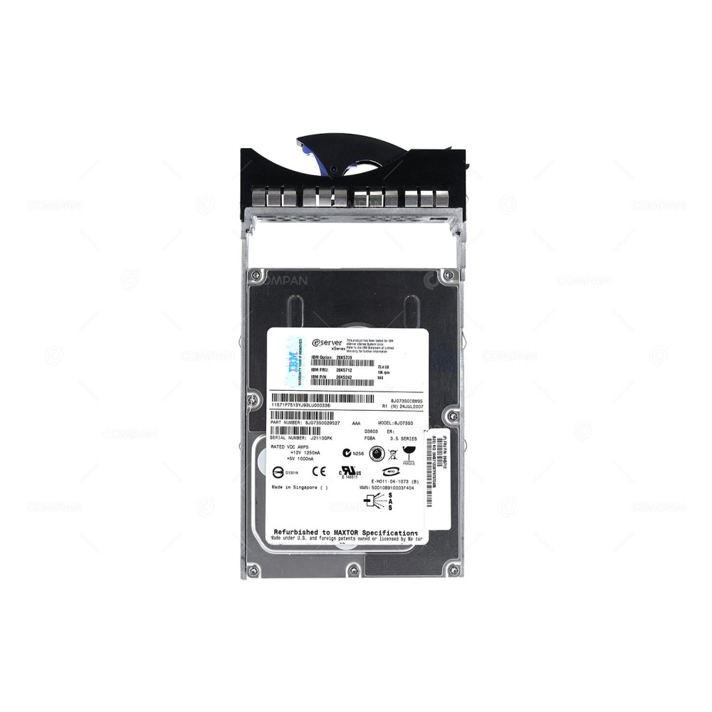 26K5712 IBM HDD 73GB 10K SAS 3G 3.5" LFF