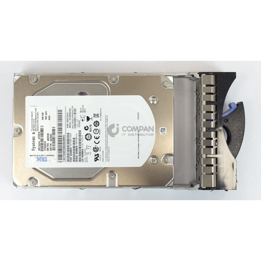 46M7030 IBM 450GB 15K 6G SAS 3.5 LFF HOT-SWAP FOR EXP3000 ST3450857SS , ST3450856SS