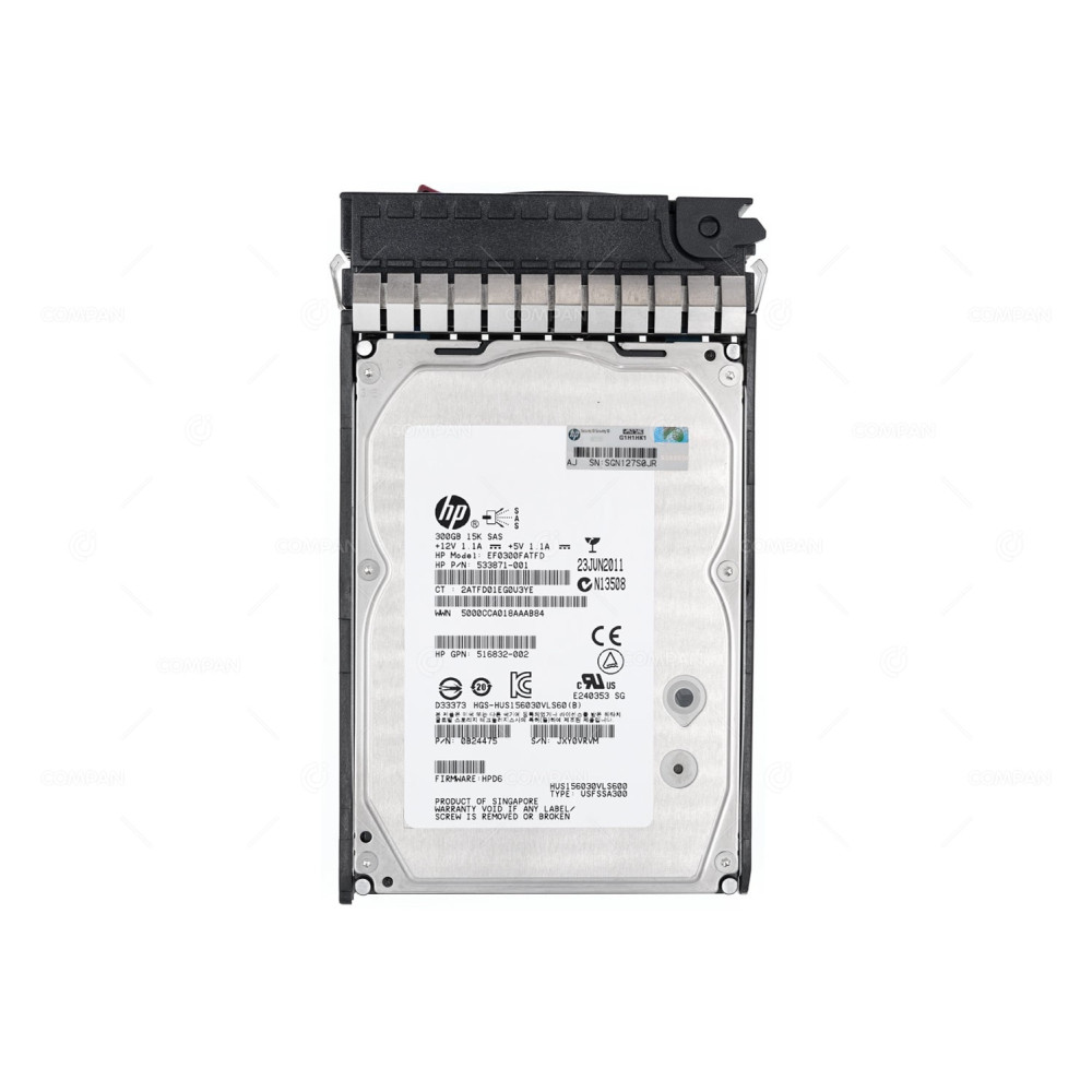 517350-001 HP HDD 300GB 15K SAS 6G 3.5" LFF HOT-SWAP
