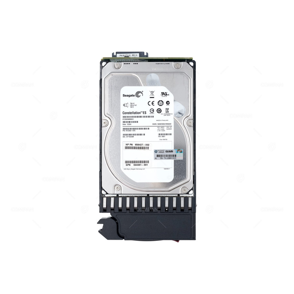 605475-001 HP HDD 2TB 7.2K SAS 6G 3.5" LFF HOT-SWAP FOR HPE MSA P2000