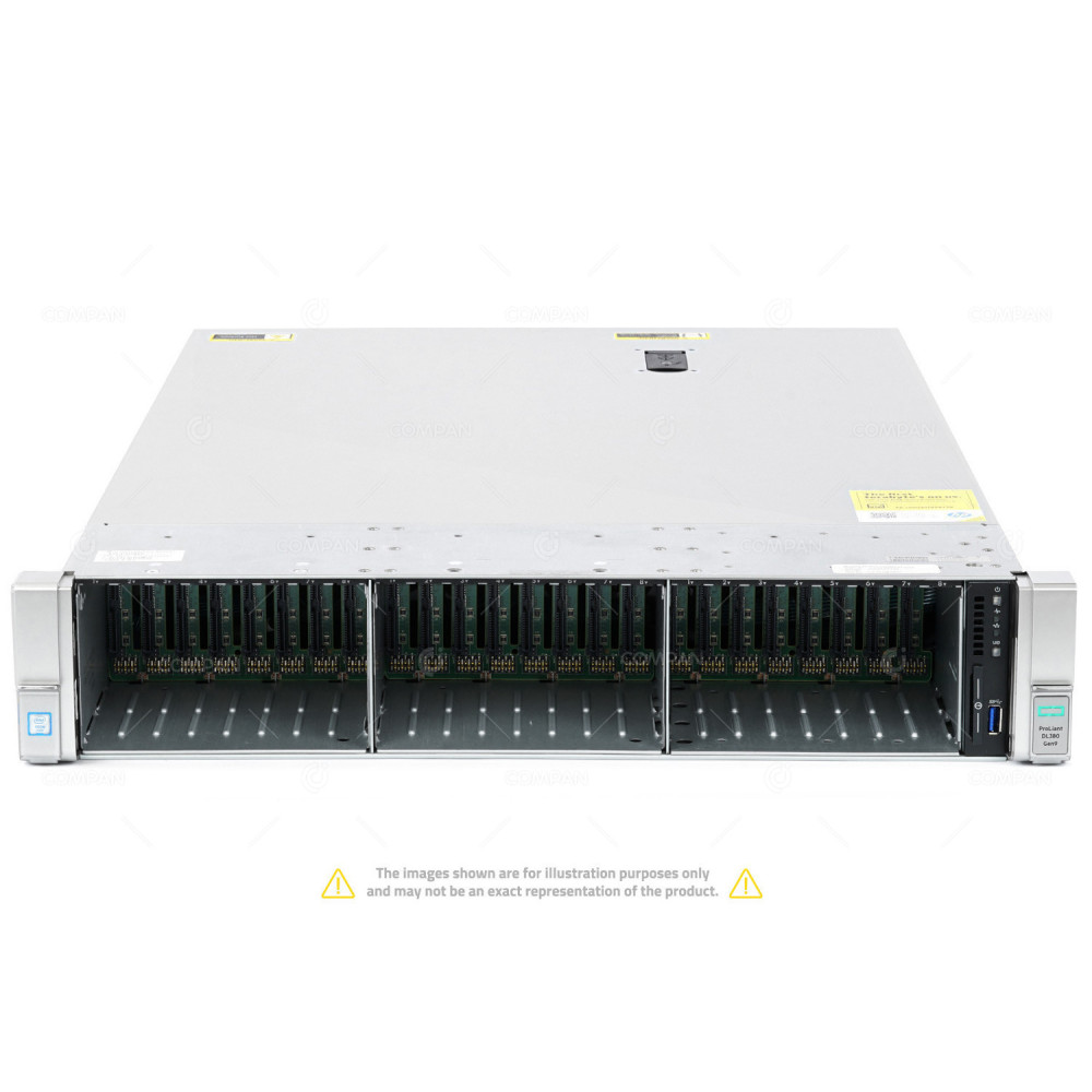 HP Proliant DL380 G9 24SFF 2x Xeon E5-2620 V4 128 GB RAM Rails