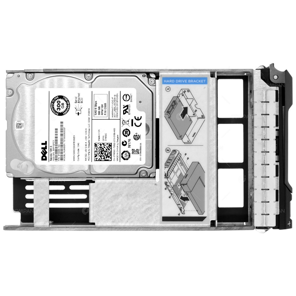 745GC DELL HDD 300GB 10K SAS 6G 2.5" SFF HOT-SWAP