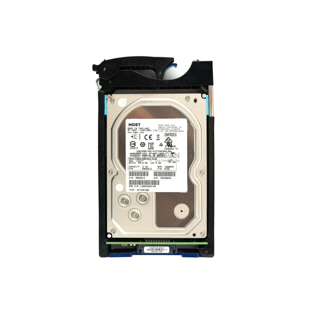 005050949 EMC HDD 3TB 7.2K SAS 6G 3.5" LFF HOT-SWAP FOR EMC VNX
