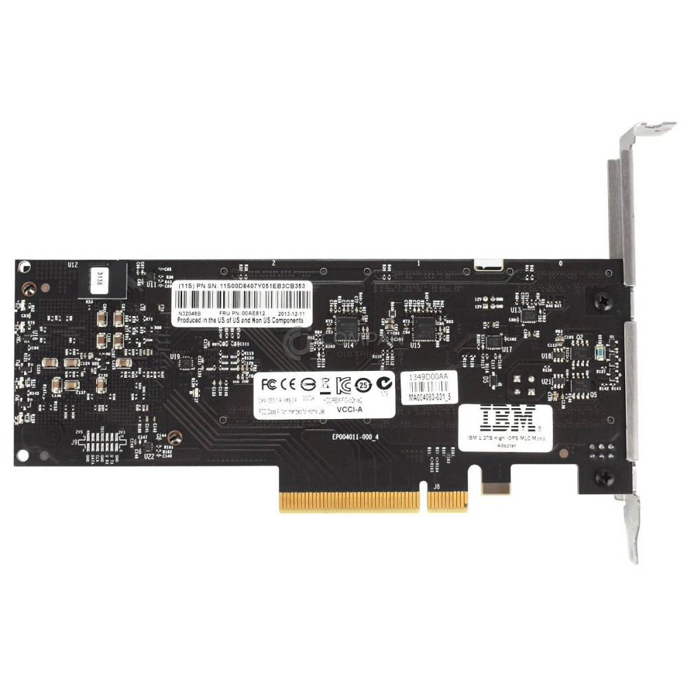00AE812 IBM 1.2TB HIGH IOPS MLC PCI-E FLASH ADAPTER IO DRIVE II 00D8407