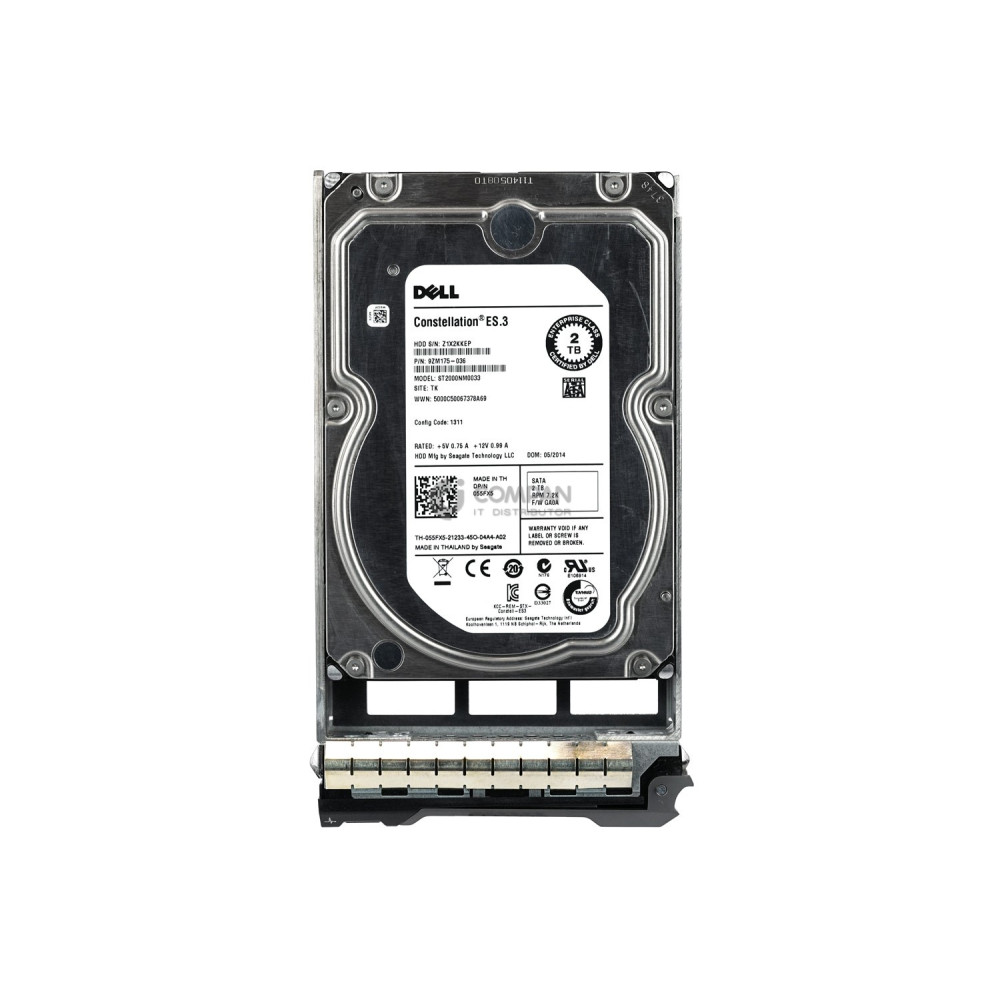 55FX5 DELL HDD 2TB 7.2K SATA 6G 3.5" LFF