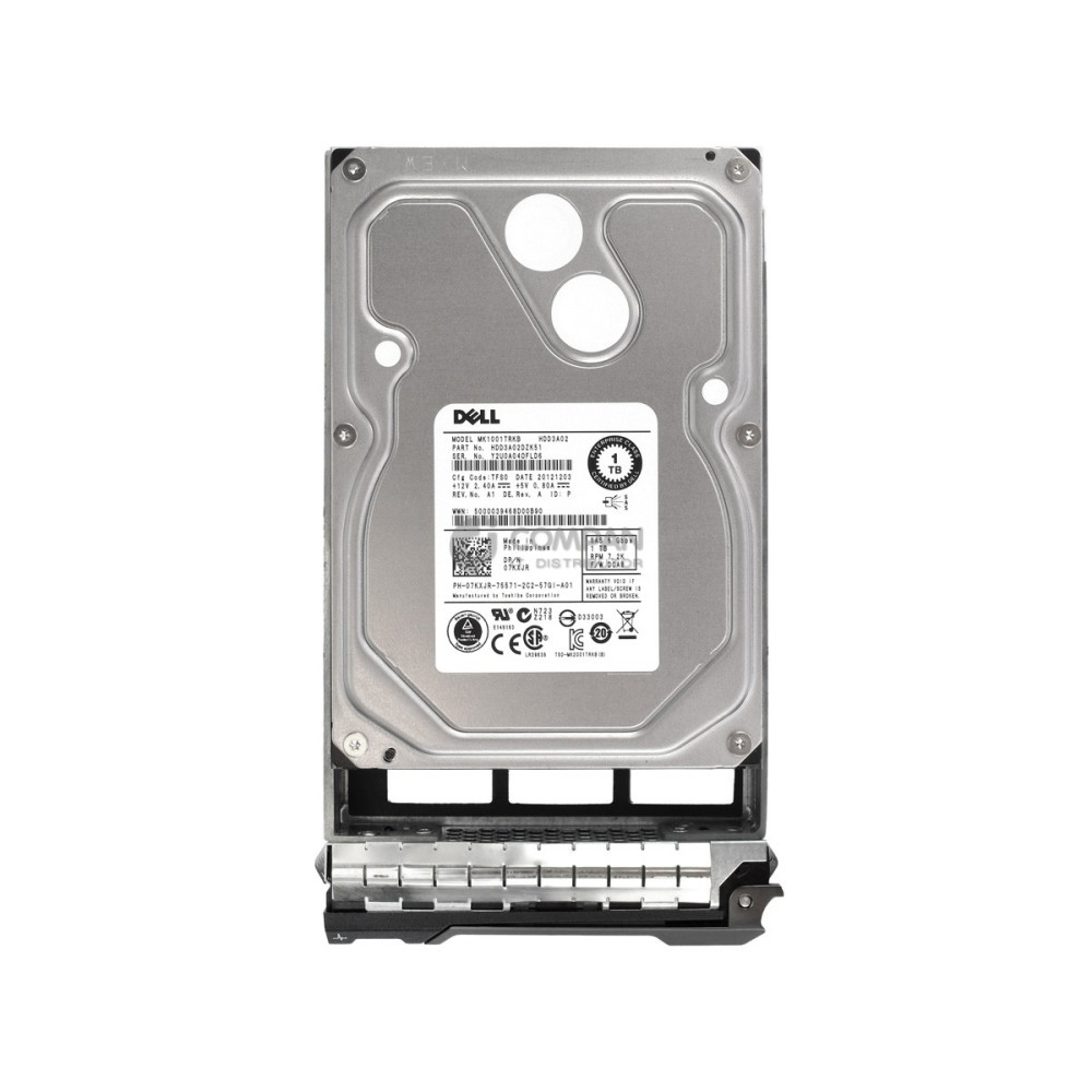 7KXJR DELL HDD 1TB 7.2K SAS 6G 3.5" LFF