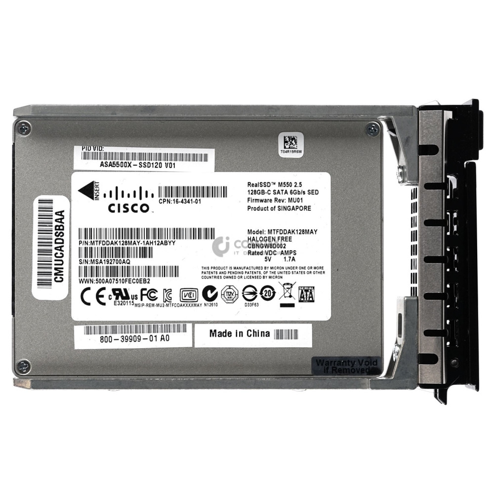 ASA5500X-SSD120 CISCO SSD 120GB SATA 6G 2.5" SFF