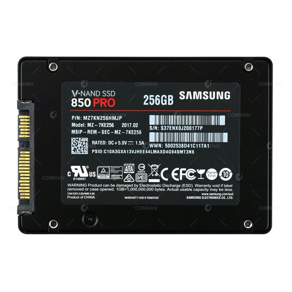 MZ-7KE256 SAMSUNG 850 PRO SSD 256GB SATA 2.5" SFF