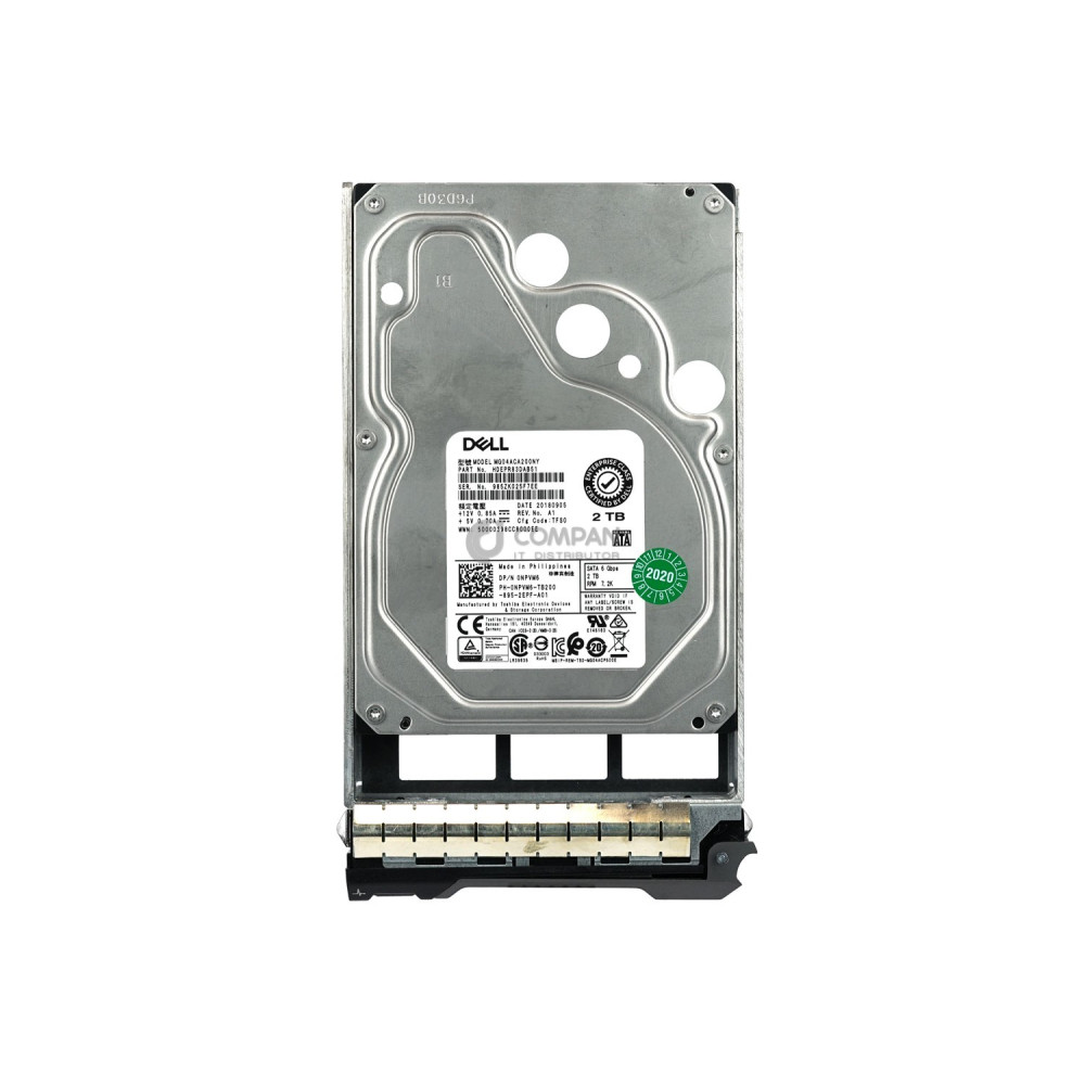 NPVM6 DELL HDD 2TB 7.2K SATA 6G 3.5" LFF