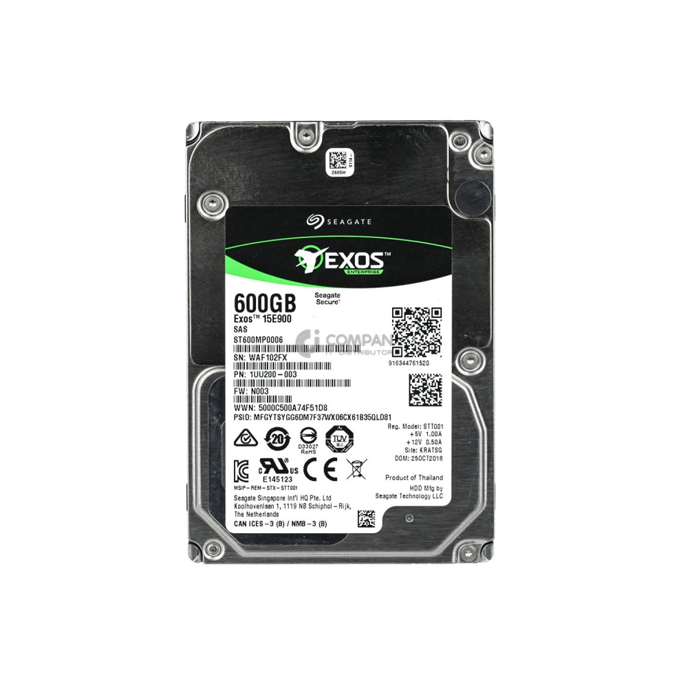 ST600MP0006 SEAGATE HDD 600GB 15K SAS 12G 2.5" SFF