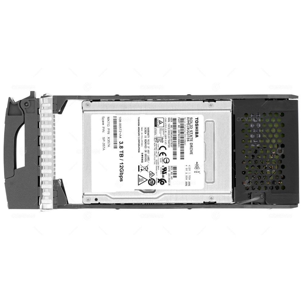 X357A NETAPP SSD 3.8TB SAS 12G 2.5" SFF HOT-SWAP FOR NETAPP DS224C