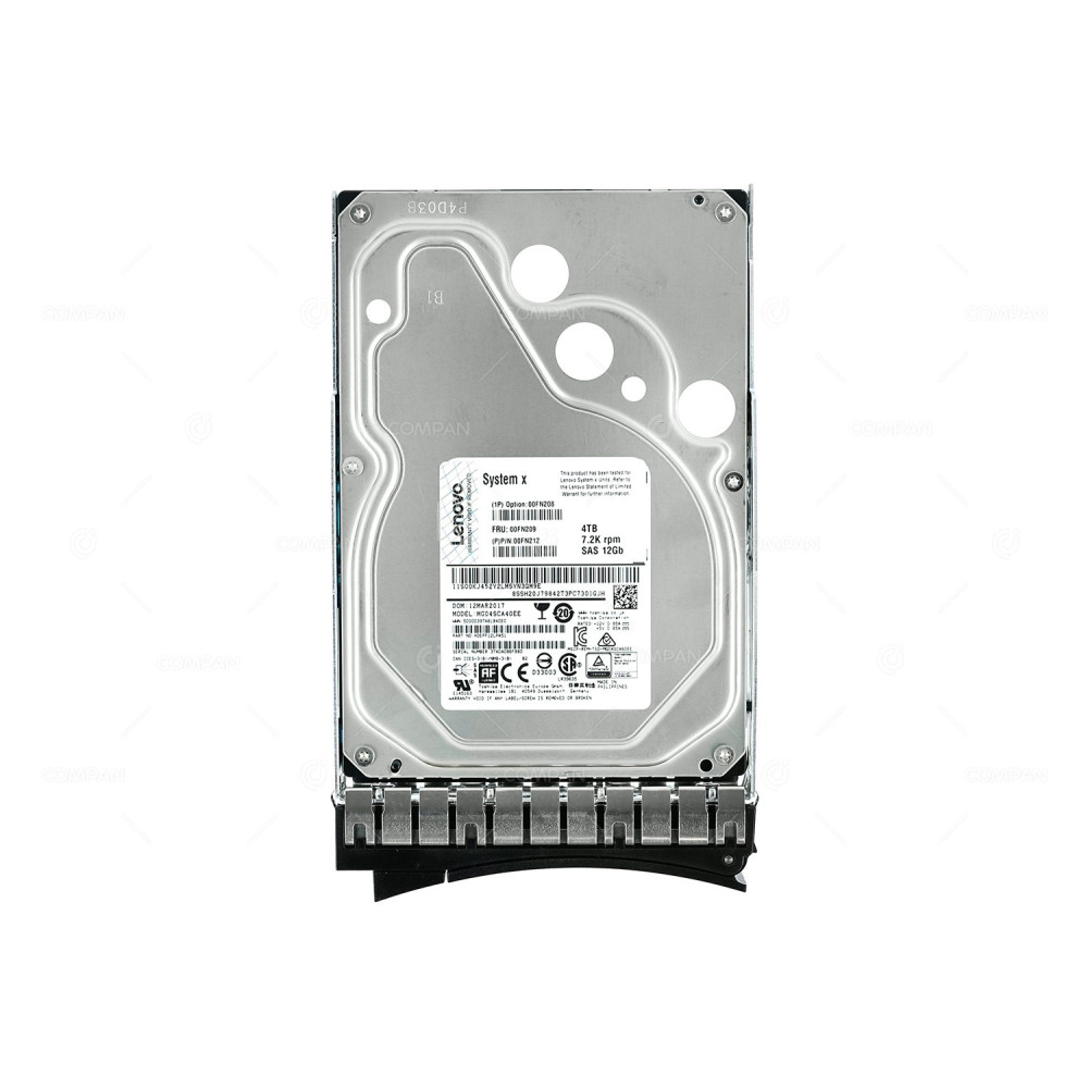 00FN209 LENOVO HDD 4TB 7.2K SAS 12G 3.5" LFF