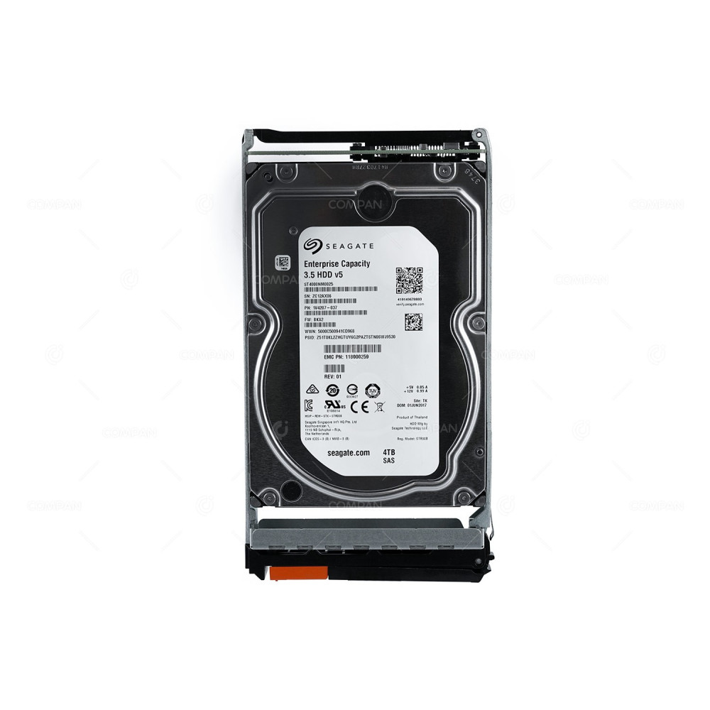 005052090 EMC HDD 4TB 7.2K SAS 12G 3.5" FOR DATADOMAIN 6300 6800 9300