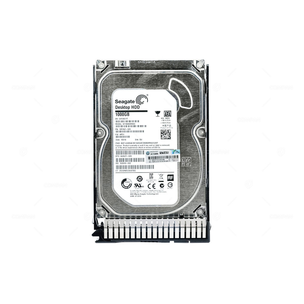 779802-001 HP HDD 1TB 7.2K SAS 6G 3.5" LFF