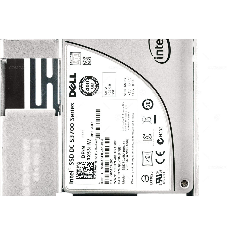 X53HW DELL SSD 400GB SATA 6G 3.5" LFF