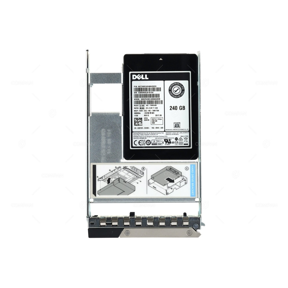 28F3R DELL SSD 250GB SATA 6G 3.5" LFF G14