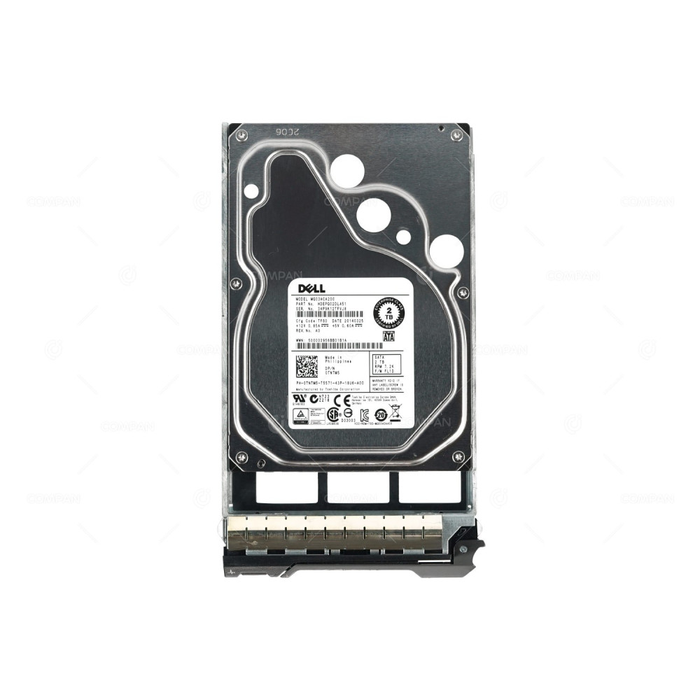 TNTM5 DELL HDD 2TB 7.2K SATA 6G 3.5" LFF