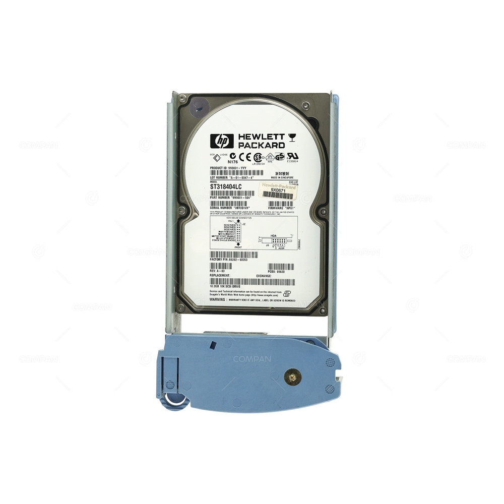 A5282-60050 HP HDD 18.2GB  10K  ULTRA2 LVD SCSI  3.5" LFF  HOT-SWAP
