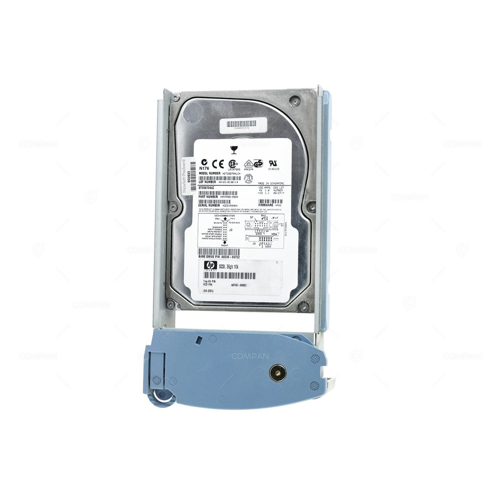 A6740-69002 HP HDD 36GB 10K 80 PIN ULTRA160 LVD SCSI 3.5" LFF HOT-SWAP
