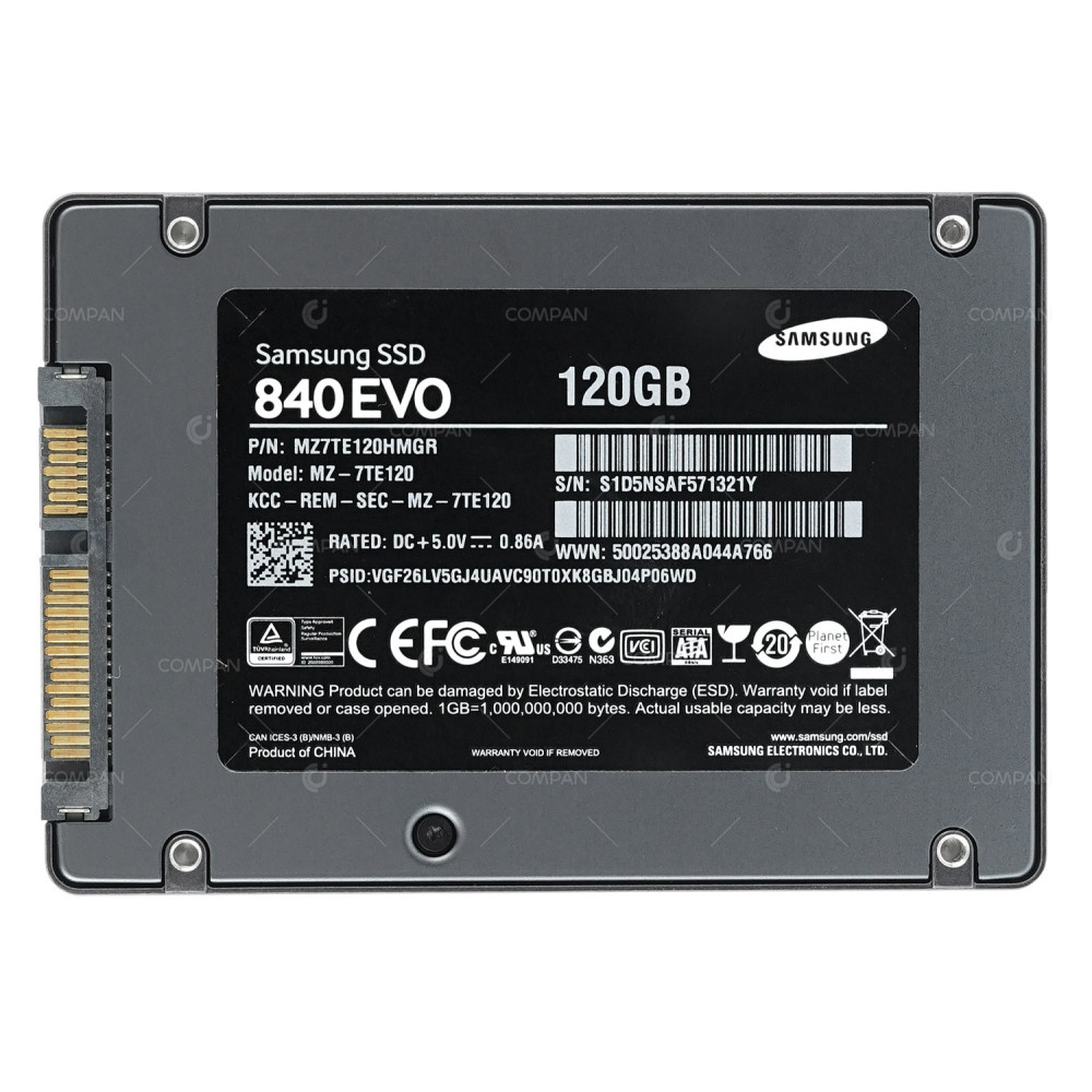 MZ-7TE120 SAMSUNG 840 EVO SSD 120GB  SATA  2.5" SFF