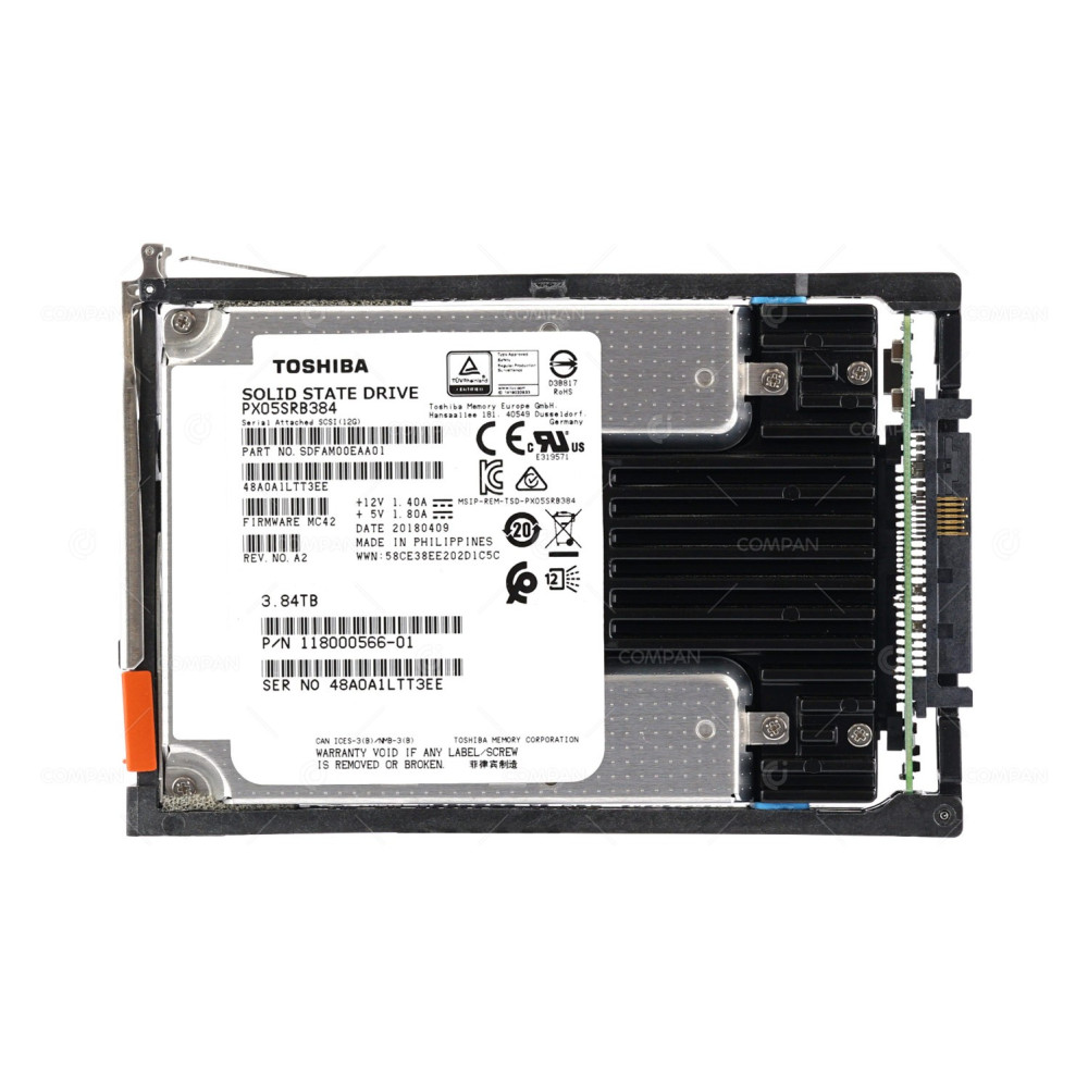 005052377 EMC FLASH SSD 3.84TB SAS 6/12G 2.5" SFF FOR EMC UNITY DAE