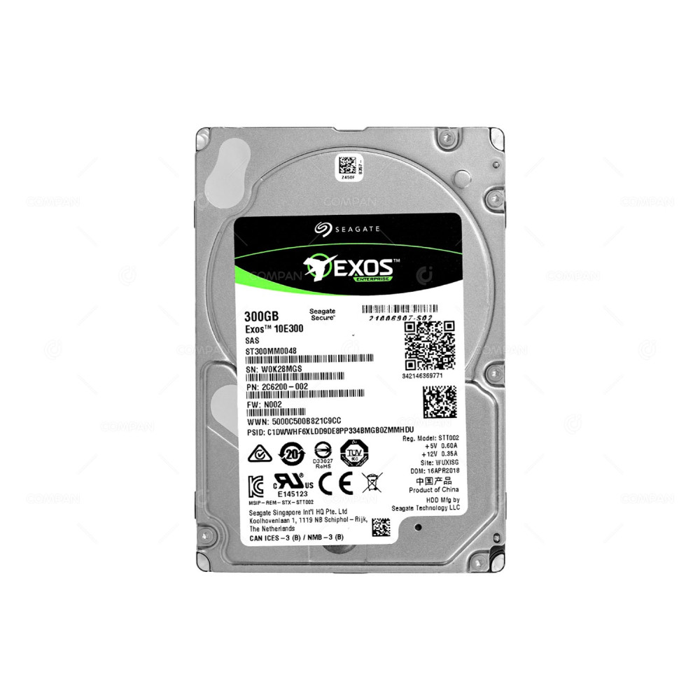 ST300MM0048 SEAGATE HDD 300GB 10K SAS 12G 2.5" SFF HOT-SWAP