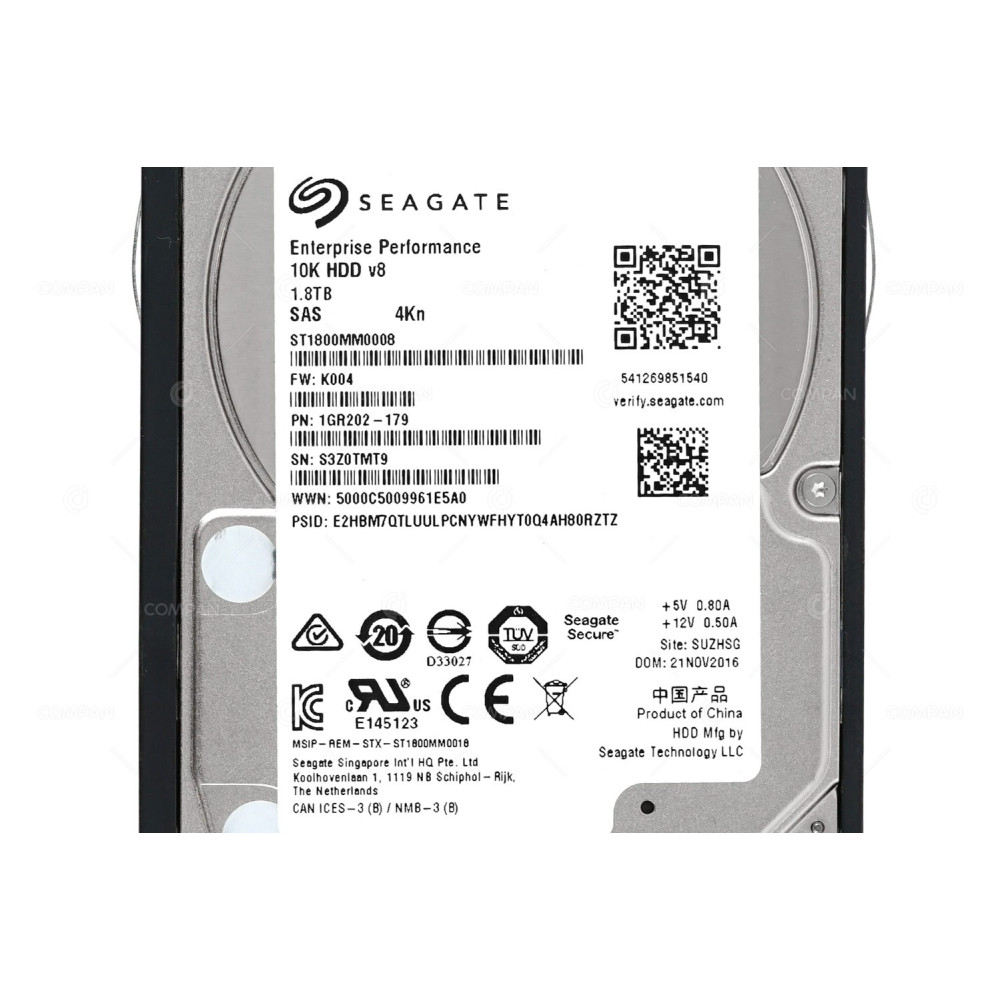 02311JBP HUAWEI HDD 1.8TB 10K SAS 12G 2.5" SFF FOR OCEANSTOR 5500 V3