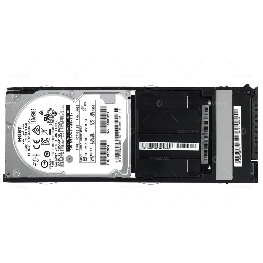02350GDA HUAWEI HDD 1.8TB 10K 12G SAS 4KN 2.5" SFF " FOR OCEANSTOR 5500 V3
