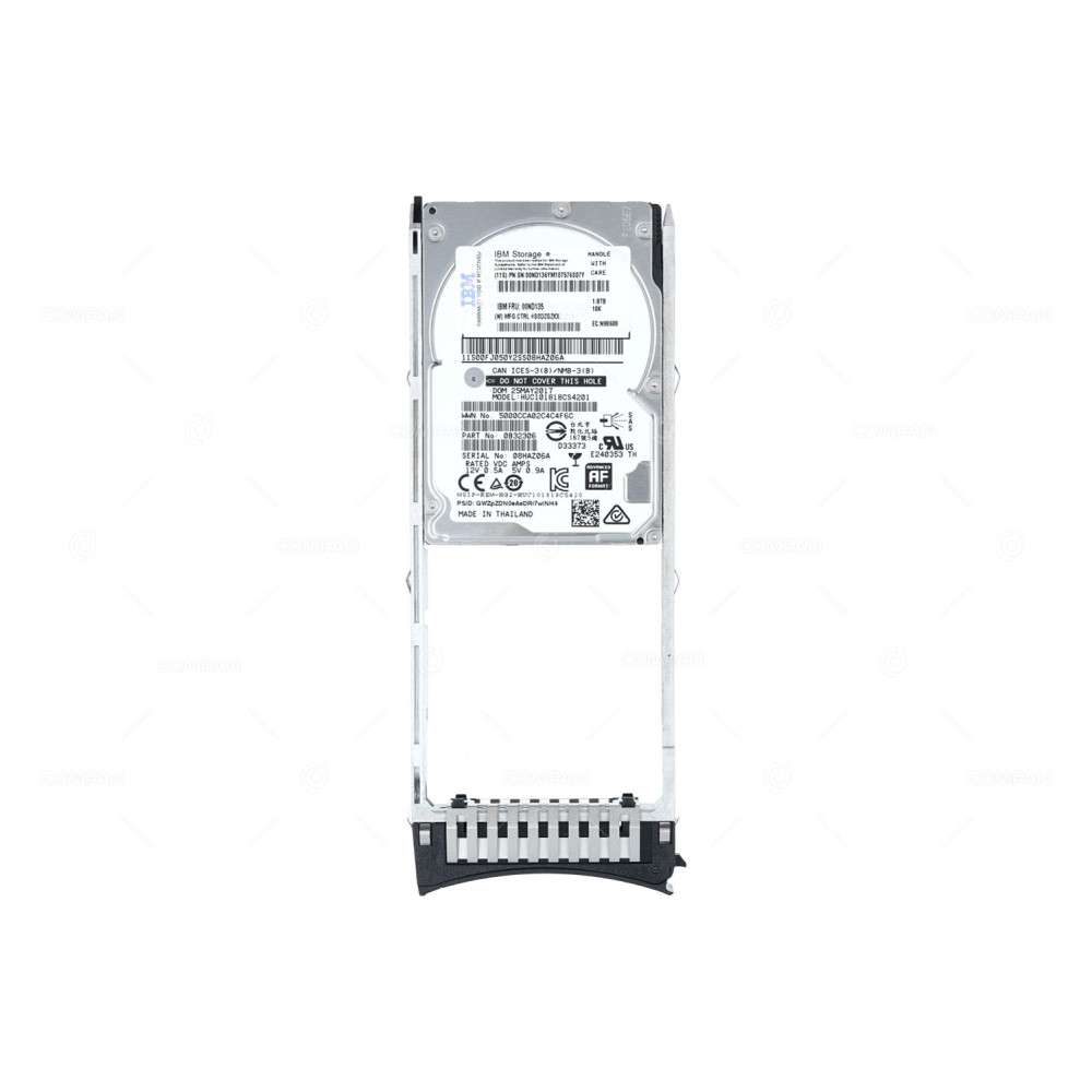 00ND135 IBM HDD 1.8TB 10K SAS 12G 2.5" SFF HOT-SWAP FOR IBM DS8880