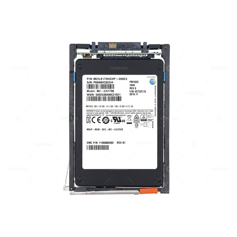 005051747 EMC FLASH SSD 1.92TB SAS 6/12G 2.5" SFF FOR UNITY VMAX