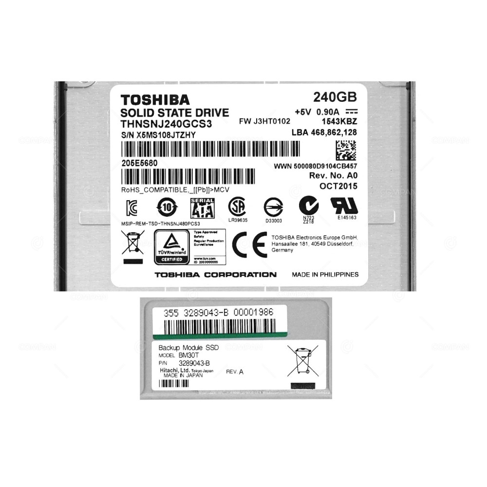 3289043-B HITACHI 240GB BACKUP MODULE FOR HITACHI VSP GX00