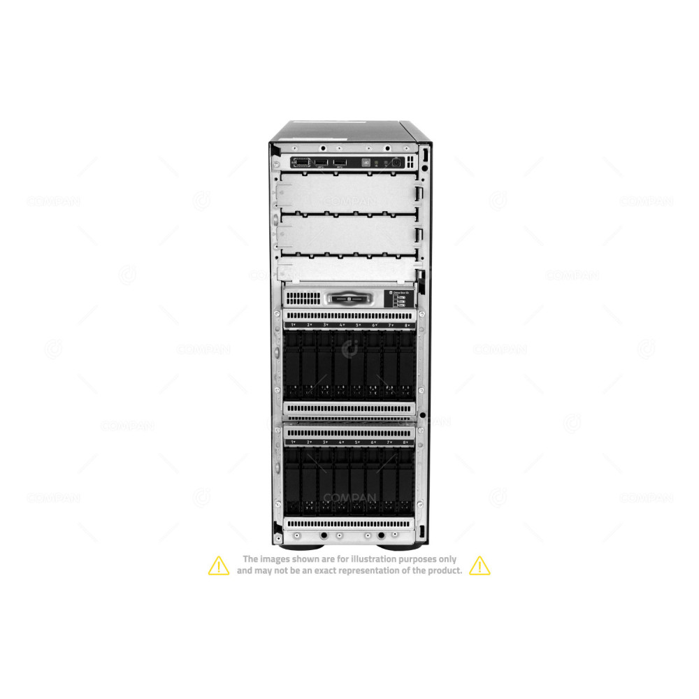 HPE Proliant ML350 G10 16SFF Tower 2x Xeon Gold 6134 512 GB RAM 2x 480GB 6G SATA SSD 8x 1.8TB 10K 12G SAS