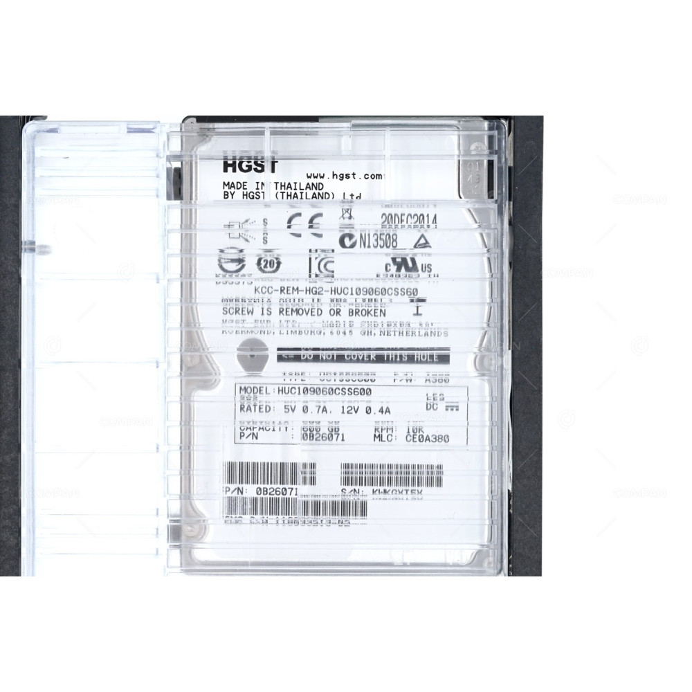 005050419 EMC HDD 600GB 10K FC 2.5 IN 3.5 SAS SFF FOR CLARIION CX-SERIES