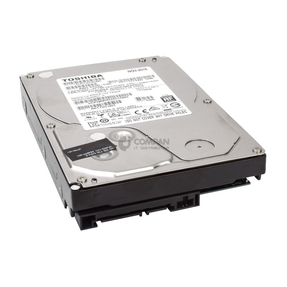 684599-001 HP HDD 3TB 7.2K SATA 6G 3.5" LFF 64MB SMART CACHE