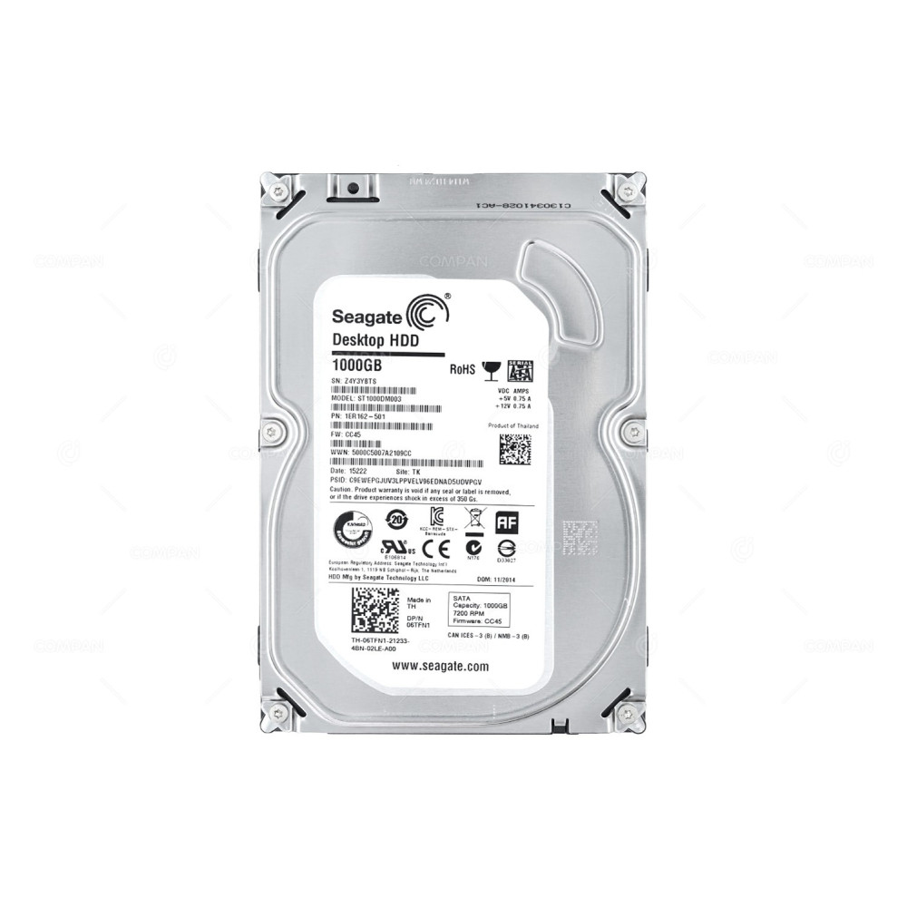 6TFN1 DELL HDD 1TB 7.2K SATA 6G 3.5" LFF