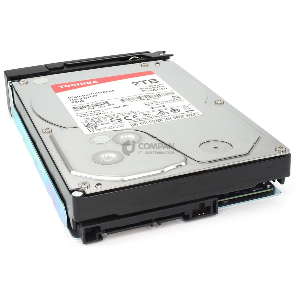 HDWD120 TOSHIBA HARD DRIVE 2TB 7.2K 6G 64MB 3.5 STA LFF -